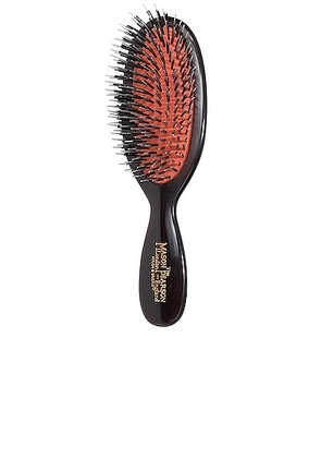 Mason Pearson Pocket Mixture Bristle & Nylon Hair Brush in Dark Ruby - Red. Size all.
