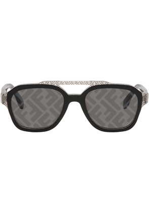 Fendi Black & Gray Bilayer Sunglasses