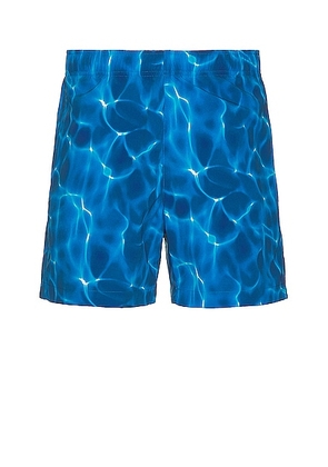 Theory Jace Swim Shorts in Sail Blue Multi - Blue. Size S (also in ).