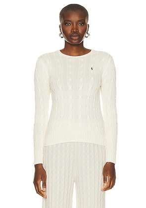 Polo Ralph Lauren Julianna Long Sleeve Pullover Sweater in Cream - Cream. Size L (also in M, S, XS).