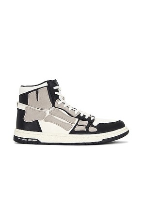Amiri Skeltop High Sneaker in Black & Alabaster - Black. Size 35 (also in 36, 37, 39, 40, 41).