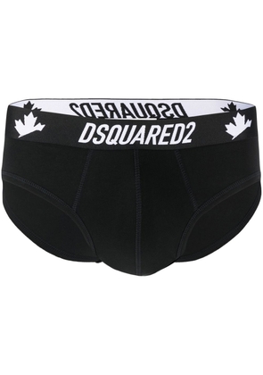 Dsquared2 logo-waistband briefs - Black