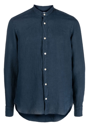 Boglioli long-sleeve linen shirt - Blue