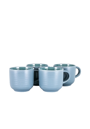HAWKINS NEW YORK Essential Mug Set Of 4 in Blue.