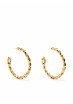 Patou twisted hoop earrings - Gold