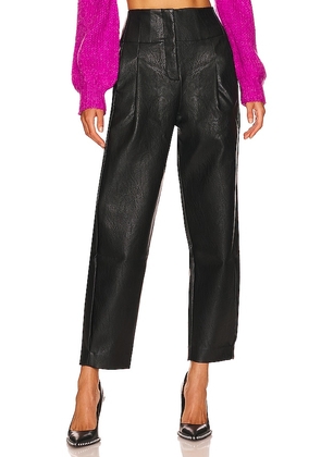 Line & Dot Noa Faux Leather Pants in Black. Size XS, L.