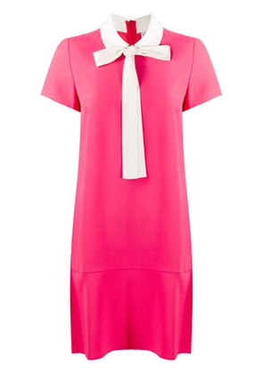 RED Valentino pussybow shift dress - Pink
