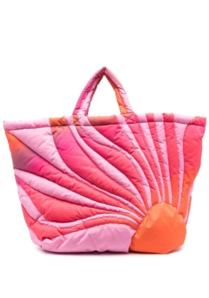 ERL sun down-padded tote bag - Pink