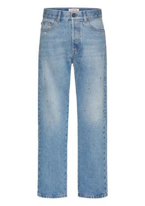 Valentino Garavani Rockstud Spike straight-leg jeans - Blue