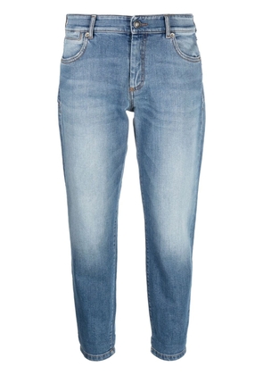 Sportmax cropped skinny jeans - Blue