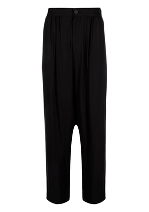 Atu Body Couture pleated drop-crotch trousers - Black