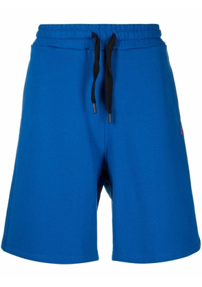 Peuterey embroidered-logo bermuda shorts - Blue