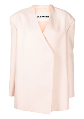 Jil Sander wrap-design tailored blazer - Pink