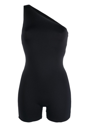 Barena one-shoulder stretch playsuit - Black