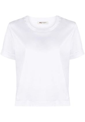Ports 1961 crew neck cotton T-shirt - White