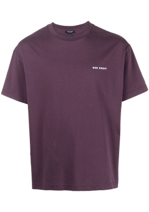 Ron Dorff logo-print organic-cotton T-shirt - Purple