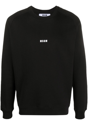 MSGM mini logo-print sweatshirt - Black