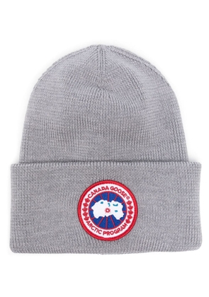 Canada Goose ribbed-knit wool beanie - Grey