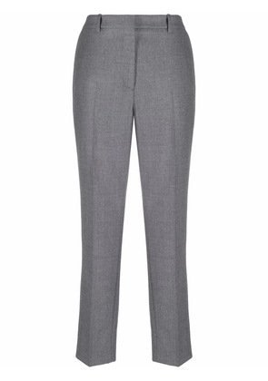 Incotex cropped straight leg trousers - Grey