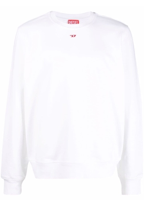 Diesel S-Ginn-D logo-patch sweatshirt - White