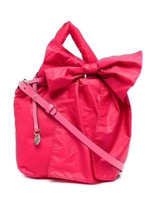 RED(V) bow-detail tote bag - Pink