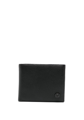 Just Cavalli bi-fold grained-leather wallet - Black