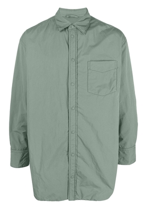 ASPESI long-sleeve quilted shirt jacket - Green