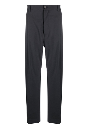 LỰU ĐẠN high-waisted wool-blend trousers - Grey
