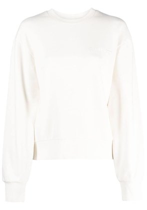 Carhartt WIP oversized embroidered-logo sweatshirt - White