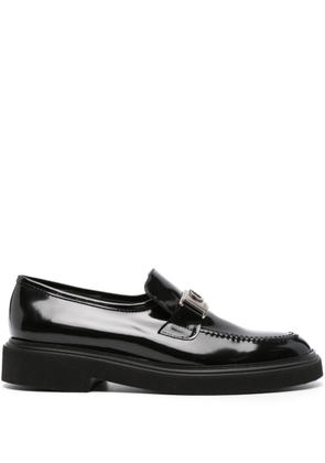 Casadei 45mm patent leather loafers - Black