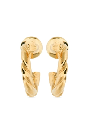 Ferragamo small-hoop design polished-finish earrings - Gold
