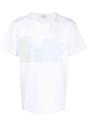 Alexander McQueen graphic-print short-sleeved T-shirt - White