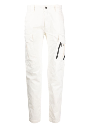 C.P. Company straight-leg cotton cargo trousers - White