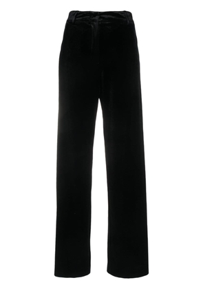 Cenere GB mid-rise straight trousers - Black