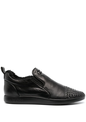 Baldinini high-top leather sneakers - Black