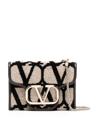 Valentino Garavani Toile Iconographe wallet-on-chain - Brown