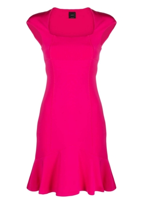 PINKO square-neck short-sleeve dress