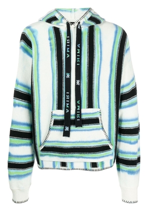 AMIRI Baja Tie-Dye striped hoodie - Blue