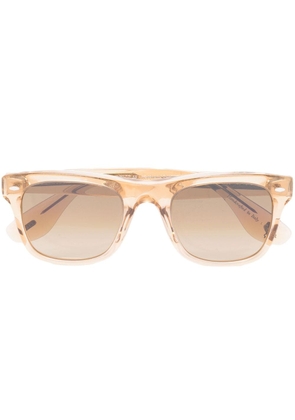 Brunello Cucinelli square-frame sunglasses - Neutrals