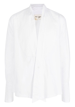Greg Lauren Military open-front cotton shirt - White