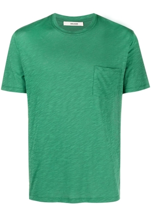 Zadig&Voltaire mélange-effect cotton T-shirt - Green