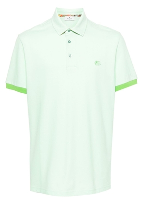 ETRO logo-print cotton T-shirt - Green
