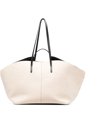 REE PROJECTS large Ann leather shoulder bag - Neutrals