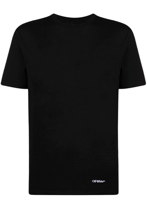 Off-White Scribble Diagonals-print T-shirt - BLACK WHITE