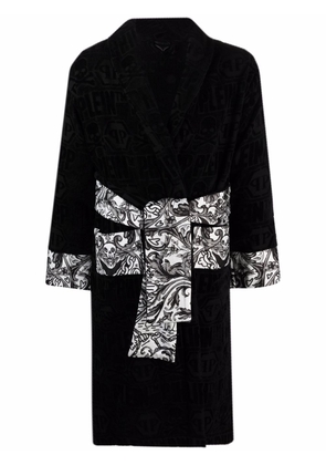 Philipp Plein New Baroque bathrobe - Black
