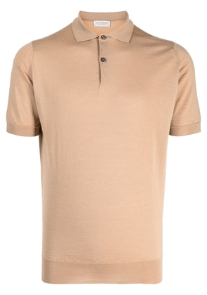 John Smedley Payton wool polo shirt - Brown
