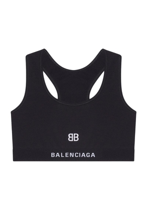 Balenciaga Logo Sports Bra