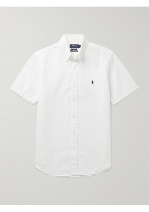 Polo Ralph Lauren - Button-Down Collar Cotton-Seersucker Shirt - Men - White - XS