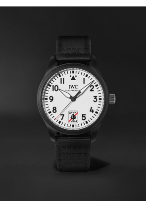IWC Schaffhausen - Pilot's Watch TOP GUN Black Aces Automatic 41mm Ceramic and Canvas Watch, Ref. No. IWIW326905 - Men - White