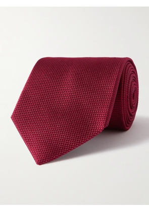 Charvet - 8cm Silk-Jacquard Tie - Men - Red